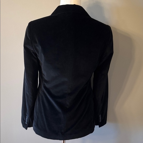 Banana Republic Black Velvet Blazer - Picture 5 of 9